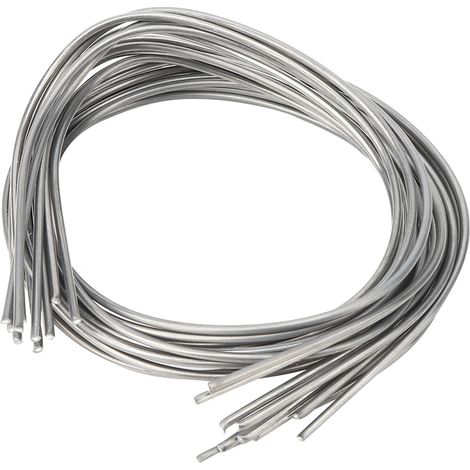 10 baguettes de soudure en aluminium et cuivre, électrodes de 2 mm de diamètre, fil fourré pour soudure basse température (1/5)