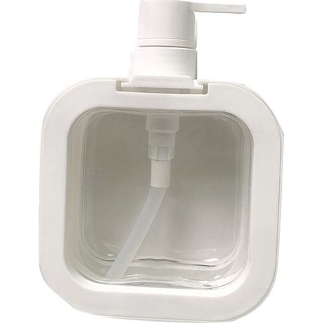 Flacon pompe vide pour lotion, 500 ml, PET transparent, rechargeable, sans odeur, recyclable, idéal pour les voyages (1/4)