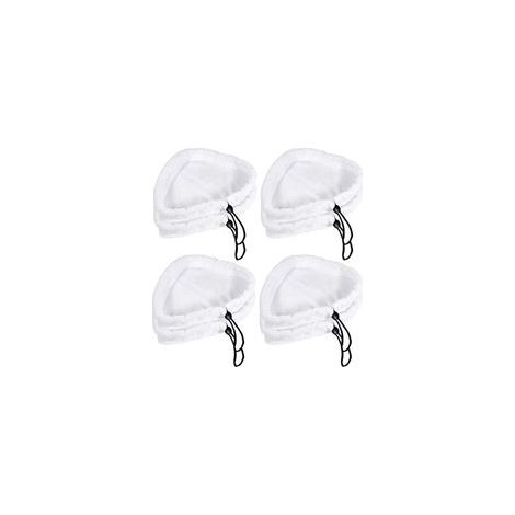 Lingettes de rechange pour balai vapeur, chiffons triangulaires en microfibre pour nettoyeurs vapeur, lavables et réutilisables, compatibles avec la plupart des balais vapeur. (1/3)