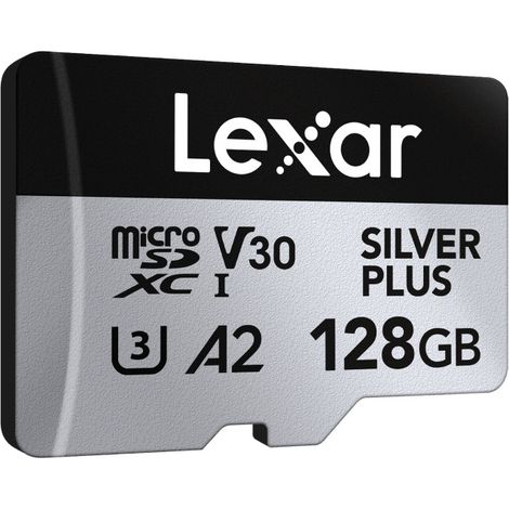 Lexar Professional SILVER PLUS 128 GB MicroSDXC UHS-I Clase 3 (1/4)
