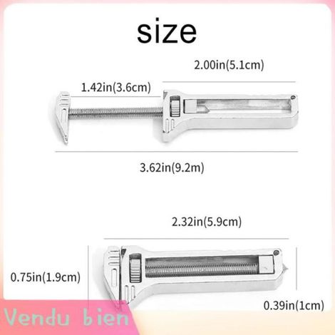 Garosa clé ouvre-bouteille Clé Multi-outils 5 Pièces, Petite clé à Molette en Acier allié avec Ouvre-bouteille bricolage molette (1/5)