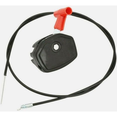Convient pour les tondeuses à gazon, commande par câble d'accélérateur à poignée 5W, interrupteur d'accélérateur à câble à tirer (1/4)