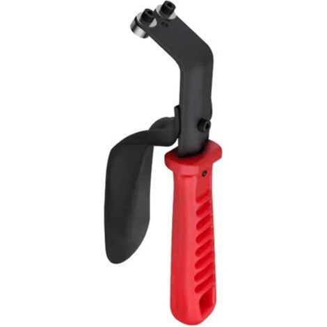 Outil d'ébavurage – Outil de finition ergonomique pour tôles, outil d'ébavurage portable et résistant à l'usure, outil d'ébavurage rouge pour la maison et l'industrie. (1/5)