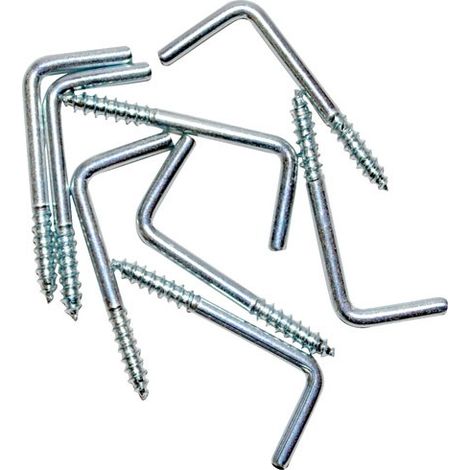 MOBOIS - Pitons acier nickel blister de 8