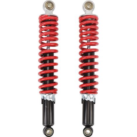 GARRYFIZH Amortisseur de 350 mm avec ressort haute performance de 8 mm, type universel adapté aux motos tout-terrain, VTT et scooters à quatre roues de 50 cm3 à 150 cm3