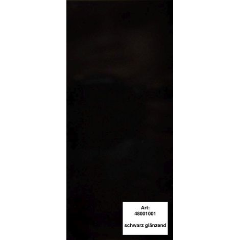 alfer Design-Platte 1000 x 600 mm PVC (Kunststoff) glatt schwarz glänzend Wanddekoobjekt