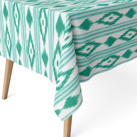 Nappe Anti-Taches enduite rectangulaire 220x140 Islas Turquoise (1/5)