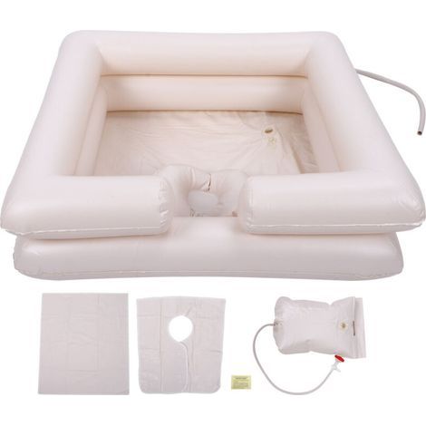 Ensemble de bassine à shampoing gonflable portable en PVC, adapté au shampoing et convenant aux femmes enceintes, aux personnes handicapées et aux personnes âgées. (1/5)