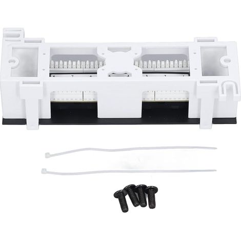 Panneau de Brassage CAT6 à 8 Ports, Conception Compacte pour une Gestion Efficace des Câbles Réseau, Idéal pour une Utilisation à la Maison ou au Bureau (1/5)