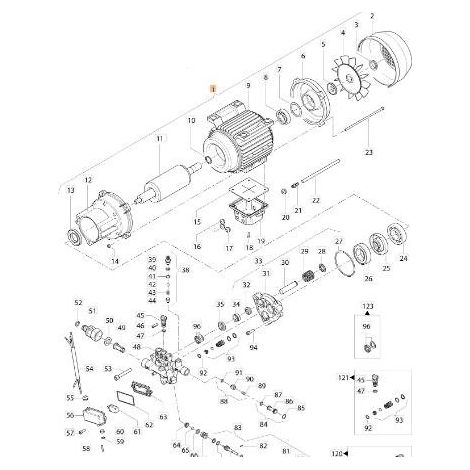 ORIGINAL KOMPLETTER MOTOR EMAK CH18310655
