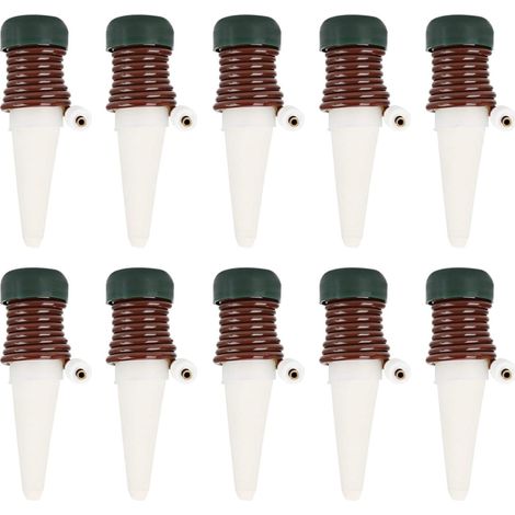 Arrosage Goutte à Goutte - Drippers Automatiques En Céramique - Pour Plantes D’intérieur Fleurs Et Bonsaï - 10 Pièces (1/5)