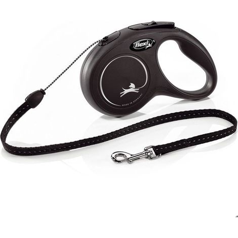 Flexi New Classic noir cordon 5m Médium
