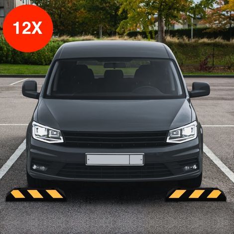 12 Arrêts - Butoirs 56 cm pour place de stationnement Parking. Réfléchissant (1/5)
