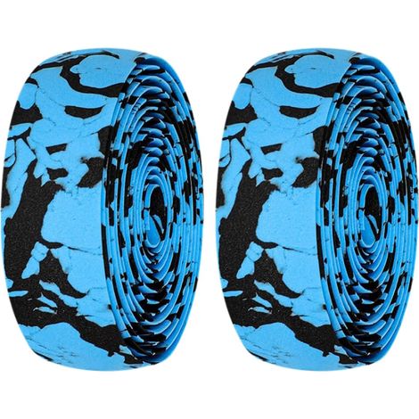 Rennrad-Lenkerband, EVA-Lenkergrifftasche, schwarz-blaue Fahrradtaschengurte und -verschlüsse im Tarnmuster – 2 Rollen (1/2)