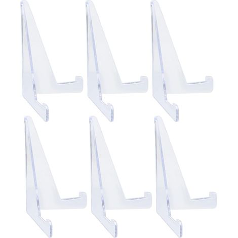 6pcs Présentoir à Médailles et Chevalets pour Cartes de Sport en Plastique, Compatible Basketball et Football, Compact et Portable, Design Moderne pour Usage Domestique (1/5)