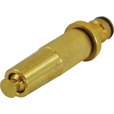 Faithfull SB3013 Brass Adjustable Spray Nozzle 12.5mm (1/2in) FAIHOSENOZZ