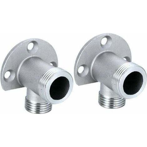 Exposed tap installation kit. Chrome-plated copper fitting. 1/2 NPT x G 3/4 thread. Easy and aesthetically pleasing installation.
