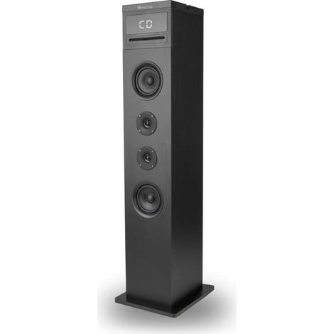 Enceintes Bluetooth NGS Skygazer 120W - NGS TECHNOLOGY - Lecteur CD - Chargeur sans fil - Noir (1/4)