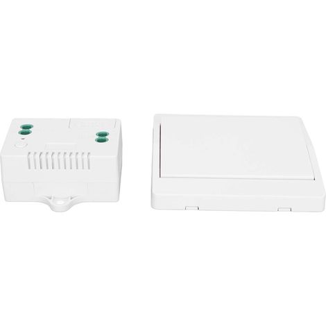 Interrupteur sans fil à énergie cinétique, télécommande murale pour lumière, kit récepteur AC 110-230V autonome