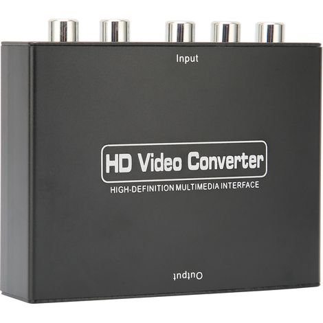 Adaptateur convertisseur vidéo composante HD Multimedia Interface vers YPbPr 1080p pour moniteur DVD