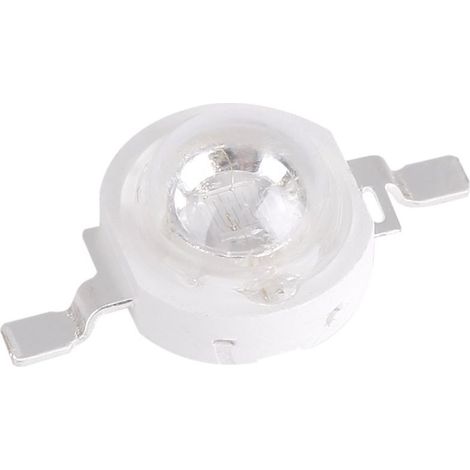 10pcs haute puissance Led Chip 3W Violet Ultraviolet (UV 395-400nm/7000mA) Intensité Super Lumineuse SMD COB Composants Émetteur de Lumière Diode Ampoule Lampe Perles Inondation Remplacement de l'ampo (1/4)