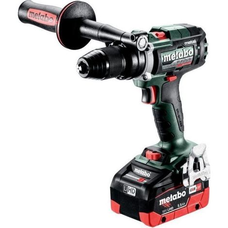 Metabo - Taladro atornillador a batería, 18V, 2x batería 5,5 Ah LiHD, cargador 603181660 (1/4)
