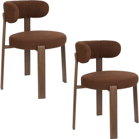 Lot de 2 chaises Robyn en tissu, confort et design contemporain (1/5)