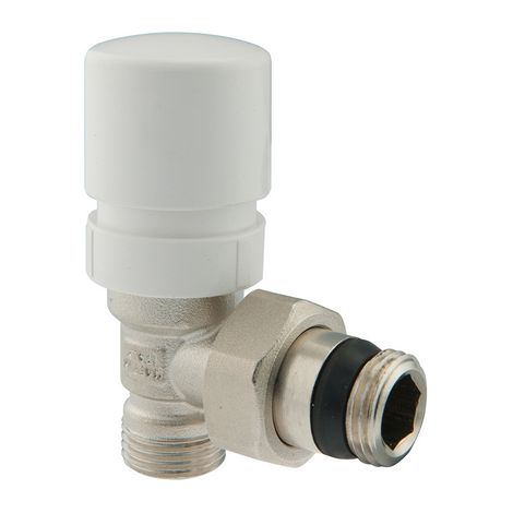 VALVOLA AD ANGOLO TERMOSTATIZZABILE CON PREREGOLAZIONE VATS GC- 1/2 - 1/2x16- TDMB- pezzi 1 (1/2)