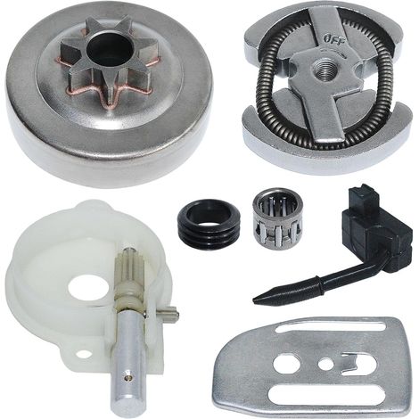 Kit de pompe à huile huile huile huile transmission embrayage tambour pour tronçonneuses Husqvarna 41 136 137 141 142 530014410 530069342 530047855 (1/5)