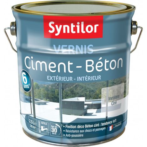 Zementlack außen/innen SYNTILOR farbloser Satinzement 2,5 l SYNTILOR (1/3)