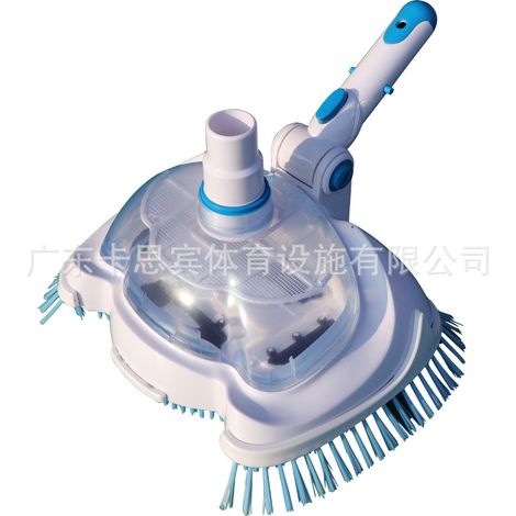 Aspirateur de Piscine Manuel avec Tête d'Aspiration Transparente – Nettoyage de Bassin, Étang et Aquarium, Outil pour Extérieur – Alovez (1/5)