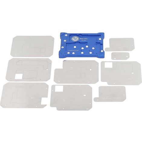 Kit de pochoir de reballage BGA, gabarit de reballage et de réparation magnétique puissant pour iPhone 13 Pro Max