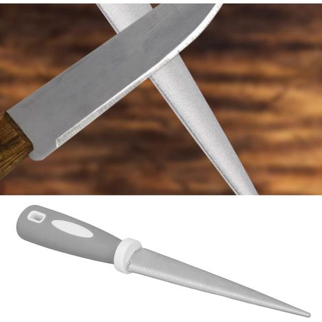 Fusil à aiguiser double face diamanté pour usage domestique, outil d'affûtage rapide des couteaux (1/5)