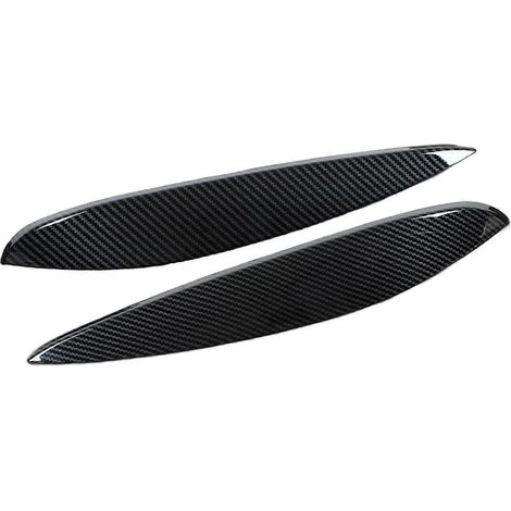 Stück Scheinwerferblenden links und rechts aus ABS als Ersatz für Mercedes-Benz Smart 453, Fortwo und Forfour (2015–2020) in Carbon