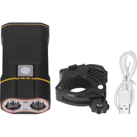 Phare de Vélo LED 5 Modes Lumière Avant pour VTT et Cyclisme Nocturne Rechargeable USB (1/5)