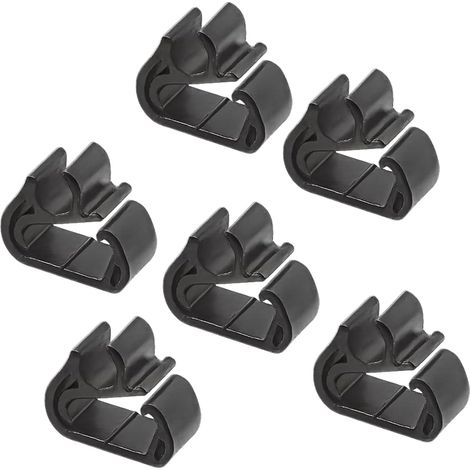 Juego de 6 clips repuesto para manguera de limpiaparabrisas delantero, compatible con Peugeot 3008, 5008, Citroën C5 y DS7, abrazaderas de fijación para brazo limpiaparabrisas (1/5)