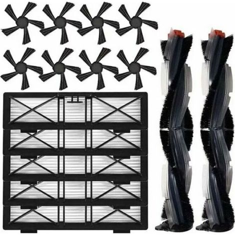 Pièces de rechange pour les Neato Botvac série D D75, D80, D85 et série Connected D3, D4, D5, D6, D7, y compris les brosses principales, les brosses latérales et les filtres ultra-haute performance. - (1/4)