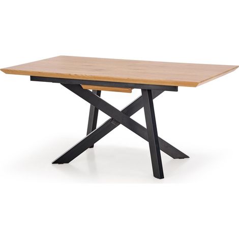 Mesa Houston 347 , 76x90x160cm, Alargamiento, MDF, Metal