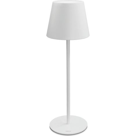 Ecolight LAMPADA DA TAVOLO A LED NINA RICARICABILE 1,8 W - 180 lumen - 3.000K Col. Bianco