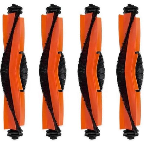 Set mit 4 Ersatzbürsten für Xiaomi X10/X20+/X20 PLUS/X20MAX/X20 PRO, kompatibel mit Dreame L10Spro, L10S Ultra und X20PRO PLUS