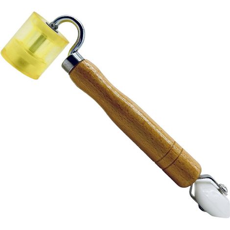 Rouleau Ă joints en bois, rouleau Ă joints multifonctionnel, rouleau Ă joints simple d'utilisation pour lisser les joints de toiture, multicolore (1/4)