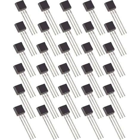Capteur à Effet Hall Bipolaire, Hall Effect Sensor, Capteur Hall 3 Broches, 30pcs 49E TO-92 Capteurs à Effet Hall Linéaire 3 Broches pour réparation de moteur de véhicule électrique (1/5)