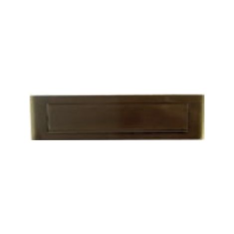 Plaque à lettres en laiton bronzé 82x326mm