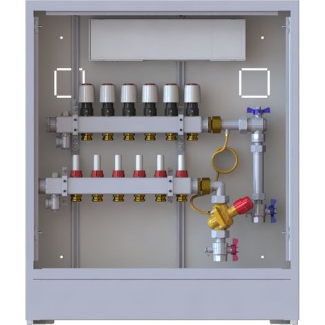 Station UnoFloor Comfort 6R 6 HK, rechts mit AB-PM-Set, 230V (1/2)