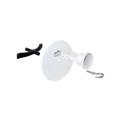 Leuchtenmontageset eur'ohm DCL 120 mm Haken E27 Fassung