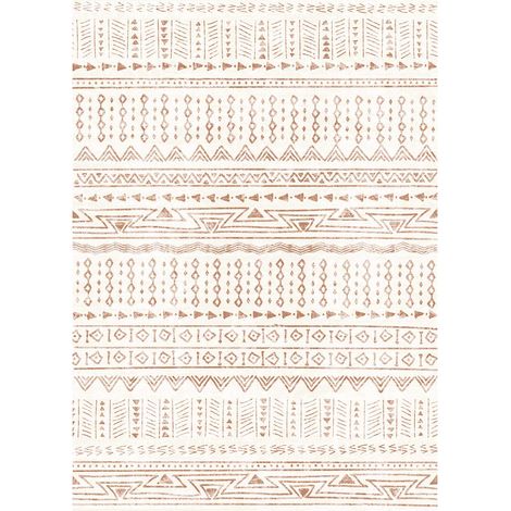 Mophorn Moderner Flächenteppich, 1524x2438 mm, waschbar und rutschfest, vielseitig einsetzbar für Wohnzimmer, Schlafzimmer, Büro, Kinderzimmer oder Eingangsbereich, Beige