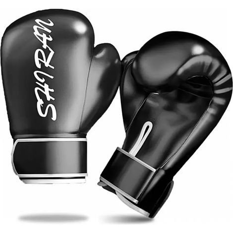 1 Paire Gants de boxe,Mousse haute densité,Coutures renforcées,Design ergonomique,Kickboxing,Muay Thai (1/5)