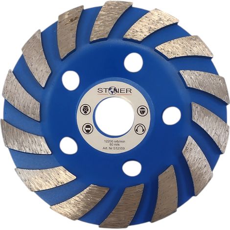Ruota smeriglio silver diamond grinding wheel 125mm 22.2mm (1/3)