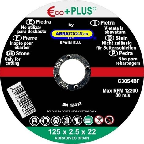 Disco E+P PIEDRA C30S E+P PIEDRA 125X2,5X22 C30S