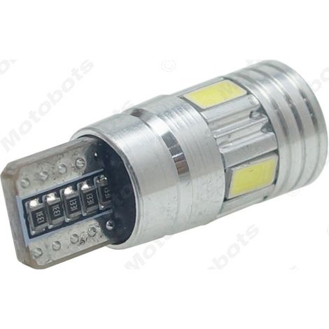 LED parking lights for cars, T10 5630 6SMD decoding reading light, vehicle compartment light, license plate light, 12V-14.5V. (1/4)